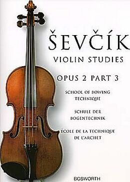 Otokar Sevcik Notenblätter Violin Studies op.2,3