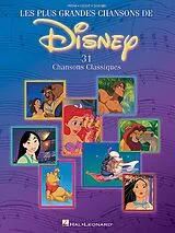  Notenblätter Les plus grandes chansons de Disney