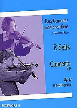 Friedrich Seitz Notenblätter Concerto D major for violin/piano