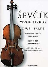 Otokar Sevcik Notenblätter Schule der Violintechnik op.1,1