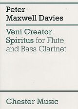Peter Maxwell Davies Notenblätter Veni Creator Spiritus