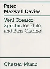 Peter Maxwell Davies Notenblätter Veni creator spiritus