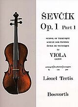 Otokar Sevcik Notenblätter Schule der Technik op.1,1