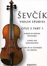 Otokar Sevcik Notenblätter Violin Studies op.2,1 (en/dt/fr/it)