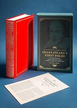 Livre Relié Shakespeare's First Folio de William Shakespeare