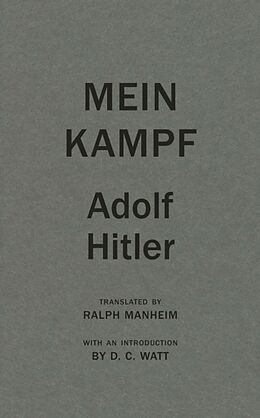 Livre Relié Mein Kampf de Adolf Hitler