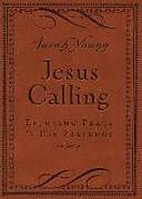 Couverture en cuir Jesus Calling, Small Brown Leathersoft, with Scripture references de Sarah Young