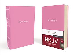 Couverture cartonnée NKJV, Gift and Award Bible, Leather-Look, Pink, Red Letter, Comfort Print de Thomas Nelson