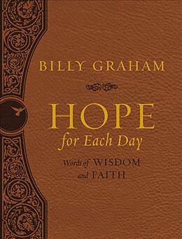 Couverture en cuir Hope for Each Day Large Deluxe de Billy Graham