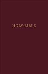 Livre Relié Kjv, Pew Bible, Large Print, Hardcover, Burgundy, Red Letter de Thomas Nelson