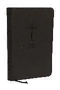 Leder-Einband KJV Holy Bible: Value Compact Thinline, Black Leathersoft, Red Letter, Comfort Print: King James Version von Thomas Nelson
