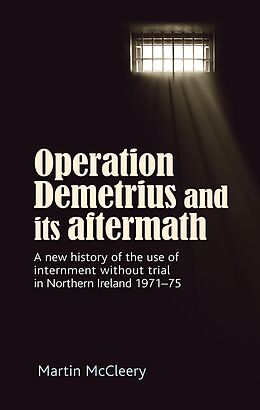 eBook (epub) Operation Demetrius and its aftermath de Martin J. McCleery