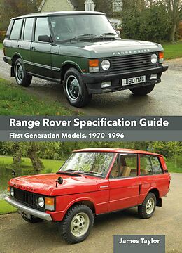 eBook (epub) Range Rover Specification Guide de James Taylor