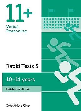 Couverture cartonnée 11+ Verbal Reasoning Rapid Tests Book 5: Year 6, Ages 10-11 de Sian Schofield & Sims, Goodspeed