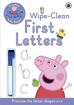 Kartonierter Einband Peppa Pig: Practise with Peppa: Wipe-Clean First Letters von Peppa Pig