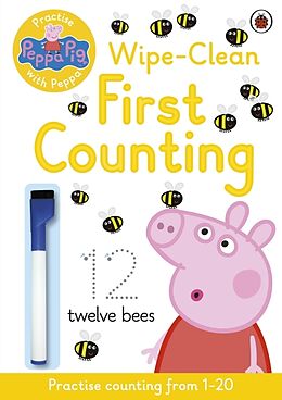 Couverture cartonnée Peppa Pig: Practise with Peppa: Wipe-Clean First Counting de Peppa Pig