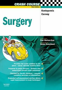 E-Book (epub) Crash Course: Surgery E-Book von BSc Kontoyannis MBChB, Md Sweetland MBChB