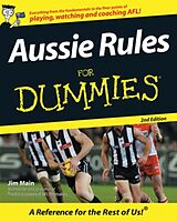 Couverture cartonnée Aussie Rules For Dummies de Jim Maine