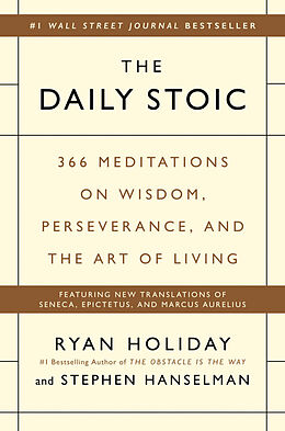 Fester Einband The Daily Stoic von Ryan; Hanselman, Stephen Holiday