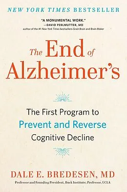 E-Book (epub) The End of Alzheimer's von Dale Bredesen