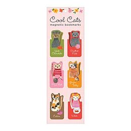 Article non livre Cool Cats Magnetic Bookmarks de Carolyn Gavin