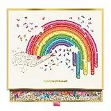 Jonathan Adler Rainbow Hand 750 Piece Shaped Puzzle Spiel