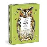 MacKenzie-Childs Woodland Owl 250 Piece Shaped Wood Puzzle Spiel