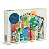 Frank Lloyd Wright Midway Mural 750 Piece Shaped Foil Puzzle Spiel