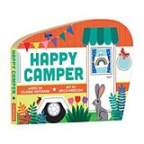 Reliure en carton indéchirable Happy Camper Shaped Board Book de Mudpuppy, Jilanne Hoffmann