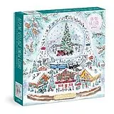 Michael Storrings Alpine Village Snowglobe 500 Piece Foil Puzzle Spiel