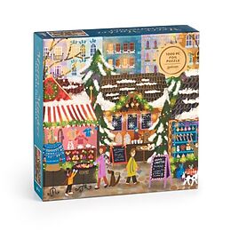 Article non livre Joy Laforme Merry Market 1000 Piece Foil Puzzle in a Square Box von Galison, Joy Laforme