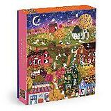 Joy Laforme Spooky Village 1000 Piece Foil Puzzle Spiel