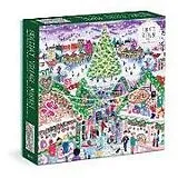 Michael Storrings Holiday Village Market 1000pc Foil Puzzle in Square Box Spiel