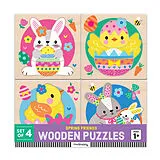 Spring Friends Set of 4 Wooden Puzzles Spiel