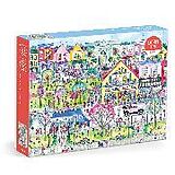 Michael Storrings Book Townscape 1000 Piece Puzzle Spiel