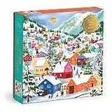 Swiss Alpine Village 500 Piece Foil Puzzle Spiel