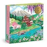 Spring Views of Mount Fuji 500 Piece Foil Puzzle Spiel