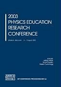 Kartonierter Einband 2003 Physics Education Research Conference von 