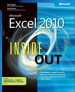 E-Book (pdf) Microsoft Excel 2010 Inside Out von Craig Stinson, Mark Dodge
