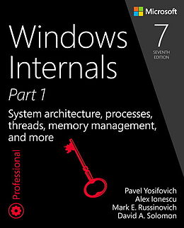 Couverture cartonnée Windows® Internals, Book 1 de Pavel Yosifovich, Alex Ionescu, Mark E. Russinovich