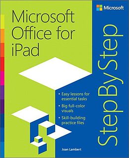 eBook (epub) Microsoft Office for iPad Step by Step de Joan Lambert