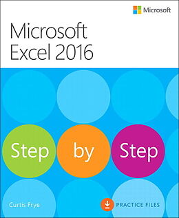 Couverture cartonnée Microsoft Excel 2016 Step by Step de Curtis Frye