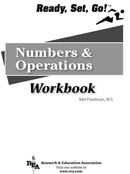 E-Book (epub) Numbers and Operations Workbook von Mel Friedman