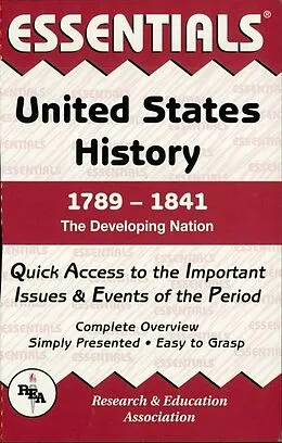 E-Book (epub) United States History: 1789 to 1841 Essentials von John F. Chilton