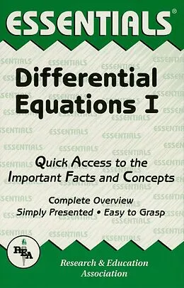 E-Book (epub) Differential Equations I Essentials von The Editors of Rea