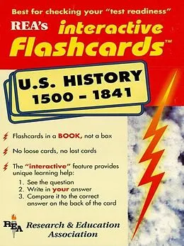 E-Book (epub) United States History 1500-1841 Interactive Flashcards Book von The Editors of Rea
