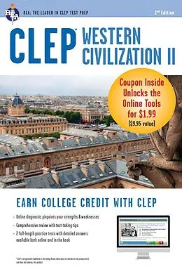 E-Book (epub) CLEP(R) Western Civilization II Book + Online von Preston Jones