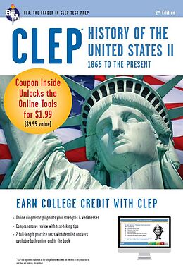 eBook (epub) CLEP® History of the U.S. II Book + Online de Lynn E Marlowe