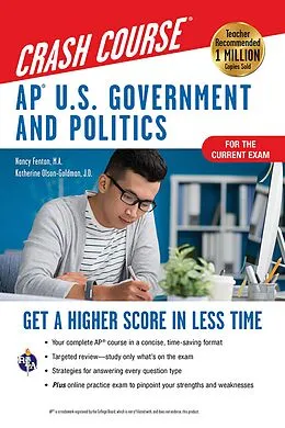 E-Book (epub) AP(R) U.S. Government & Politics Crash Course, For the 2020 Exam, Book + Online von Nancy Fenton, Katherine Olson-Goldman