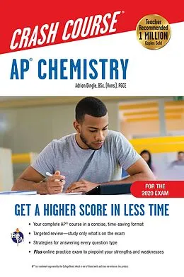 E-Book (epub) AP(R) Chemistry Crash Course, For the 2020 Exam, Book + Online von Adrian Dingle